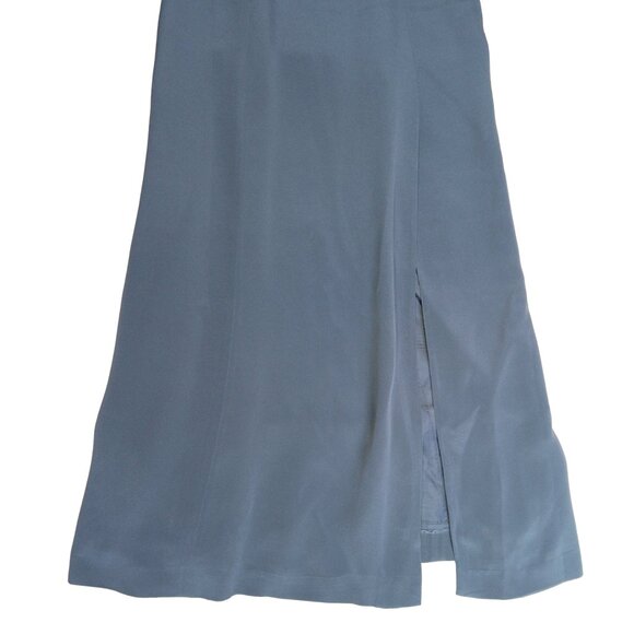 Vintage Giorgio Armani Silk Made in Italy Sleeveless Full Length Gown 8 Medium - Picture 4 of 11